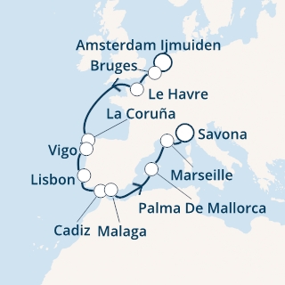 Belgio, Francia, Spagna, Portogallo, Isole Baleari, Italia