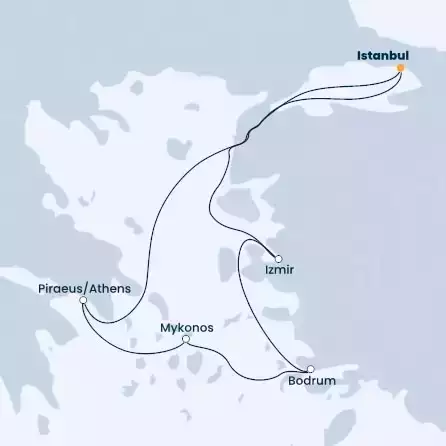 COSTA VENEZIA - Itinerario di 6 notti partendo da ISTANBUL il 15/05/2022 - Turchia, Grecia