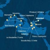 Turchia, Grecia, Tunisia, Italia, Spagna, Francia