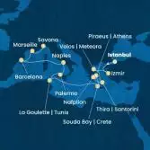Turchia, Grecia, Tunisia, Italia, Spagna, Francia