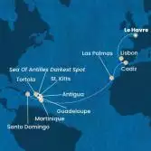 Francia, Portogallo, Spagna, Isole Canarie, Antille, Isole Vergini