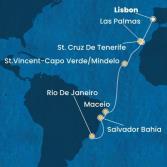 Portogallo, Isole Canarie, Capo Verde, Brasile