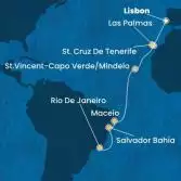 Portogallo, Isole Canarie, Capo Verde, Brasile