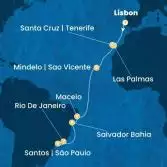 Portogallo, Isole Canarie, Capo Verde, Brasile