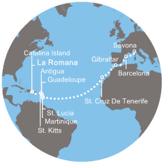 Repubblica Dominicana, Antille, Isole Canarie, Gibilterra, Spagna, Italia