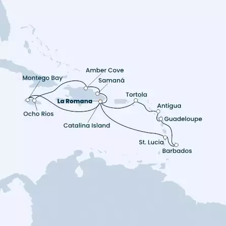 Repubblica Dominicana, Giamaica, Antille, Isole Vergini