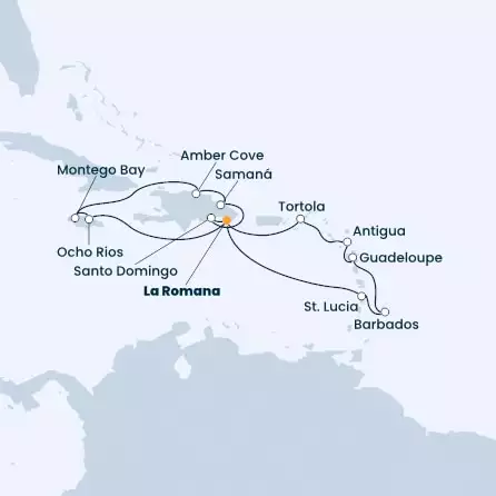 Repubblica Dominicana, Antille, Isole Vergini, Giamaica