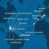 Repubblica Dominicana, Isole Turks, Antille, Isole Canarie, Spagna, Francia, Italia