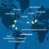 Repubblica Dominicana, Bahamas, Florida (USA), Stati Uniti, Isole Azzorre, Portogallo, Spagna, Francia