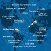 Repubblica Dominicana, Antille, Isole Vergini, Isole Canarie, Marocco, Spagna, Corsica (Francia), Italia, Francia