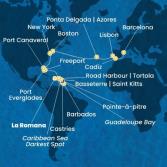 Repubblica Dominicana, Antille, Isole Vergini, Bahamas, Florida (USA), Stati Uniti, Isole Azzorre, Portogallo, Spagna
