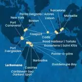 Repubblica Dominicana, Antille, Isole Vergini, Bahamas, Florida (USA), Stati Uniti, Isole Azzorre, Portogallo, Spagna, Francia