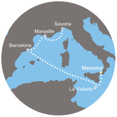 Italia, Malta, Spagna, Francia