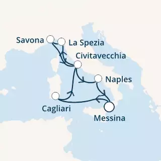 COSTA SMERALDA - Itinerario di 6 notti partendo da MESSINA il 04/05/2021 - Italia