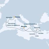 Italia, Grecia, Isole Baleari, Spagna, Francia