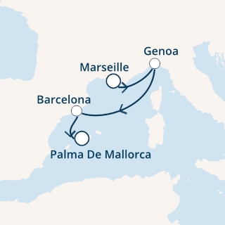 Francia, Italia, Spagna, Isole Baleari