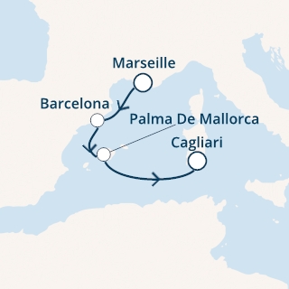 Francia, Spagna, Isole Baleari, Italia