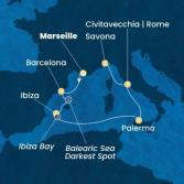 Francia, Spagna, Isole Baleari, Italia