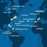 Francia, Spagna, Gibilterra, Isole Azzorre, Canada, Stati Uniti, Florida (USA), Repubblica Dominicana