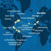 Francia, Spagna, Gibilterra, Isole Azzorre, Canada, Stati Uniti, Florida (USA), Repubblica Dominicana, Antille