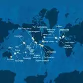 Francia, Spagna, Portogallo, Isole Azzorre, Stati Uniti, Florida (USA), Messico, Stati Uniti, Hawai, Polinesia, Fiji, Australia