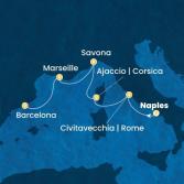 Italia, Corsica (Francia), Francia, Spagna