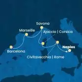Italia, Corsica (Francia), Francia, Spagna