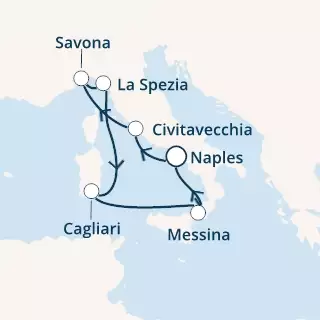 COSTA SMERALDA - Itinerario di 6 notti partendo da NAPOLI il 18/02/2021 - Italia