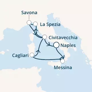 COSTA SMERALDA - Itinerario di 6 notti partendo da NAPOLI il 11/01/2021 - Italia