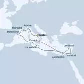 Italia, Cipro, Egitto, Malta, Spagna, Francia