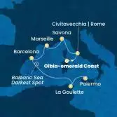 Italia, Francia, Spagna, Tunisia