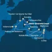 Italia, Francia, Spagna, Isole Baleari, Grecia
