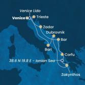 Italia, Croazia, Grecia, Montenegro