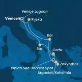 Italia, Grecia, Montenegro