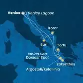 Italia, Montenegro, Grecia