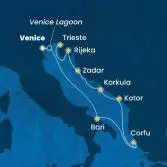 Italia, Grecia, Montenegro