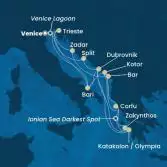 Italia, Croazia, Grecia, Montenegro