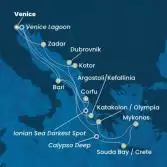 Italia, Grecia, Croazia, Montenegro