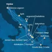 Italia, Grecia, Montenegro, Croazia