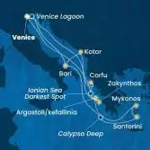 Italia, Montenegro, Grecia