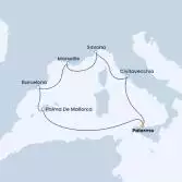 Italia, Francia, Spagna, Isole Baleari