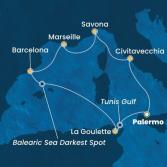 Italia, Francia, Spagna, Tunisia