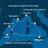 Italia, Francia, Isole Baleari, Spagna