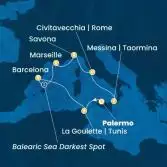 Italia, Tunisia, Spagna, Francia
