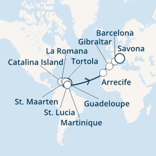 Antille, Repubblica Dominicana, Isole Vergini, Isole Canarie, Gibilterra, Spagna, Italia