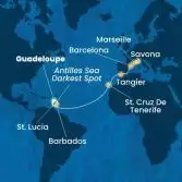 Antille, Isole Canarie, Marocco, Spagna, Francia, Italia