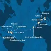 Antille, Isole Vergini, Repubblica Dominicana, Isole Canarie, Marocco, Spagna, Corsica (Francia), Italia