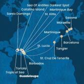 Antille, Isole Vergini, Repubblica Dominicana, Isole Canarie, Marocco, Spagna, Francia, Italia