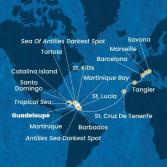 Antille, Isole Vergini, Repubblica Dominicana, Isole Canarie, Marocco, Spagna, Francia, Italia