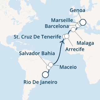 Brasile, Isole Canarie, Spagna, Francia, Italia
